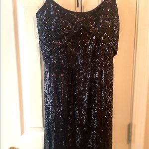 Express black cocktail dress